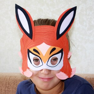 MIRACULOUS RENAROUGE MASK Rena Rouge Felt mask Party | Etsy