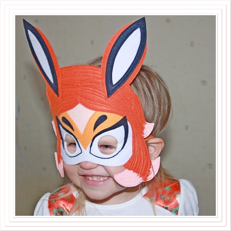 MIRACULOUS RENAROUGE MASK Rena Rouge Felt mask Party | Etsy