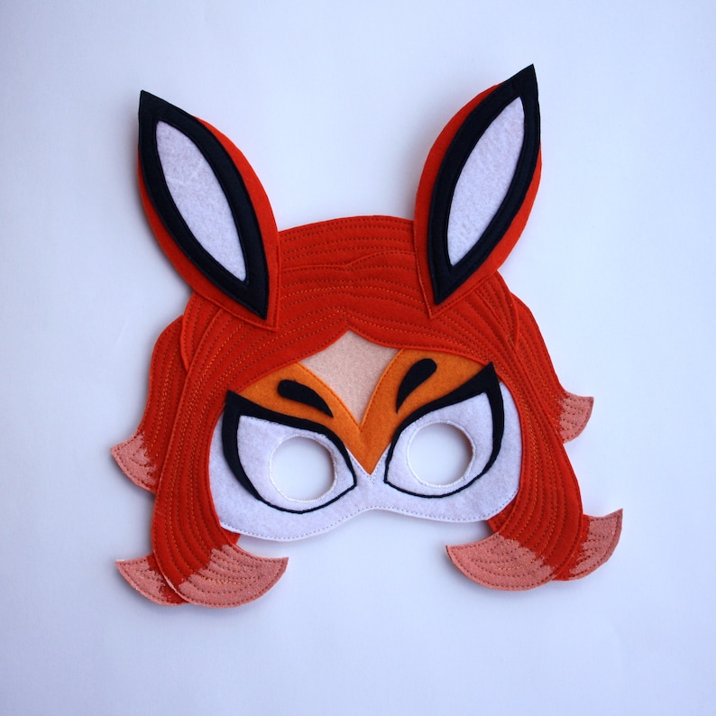 MIRACULOUS RENAROUGE MASK Rena Rouge Felt mask Party | Etsy