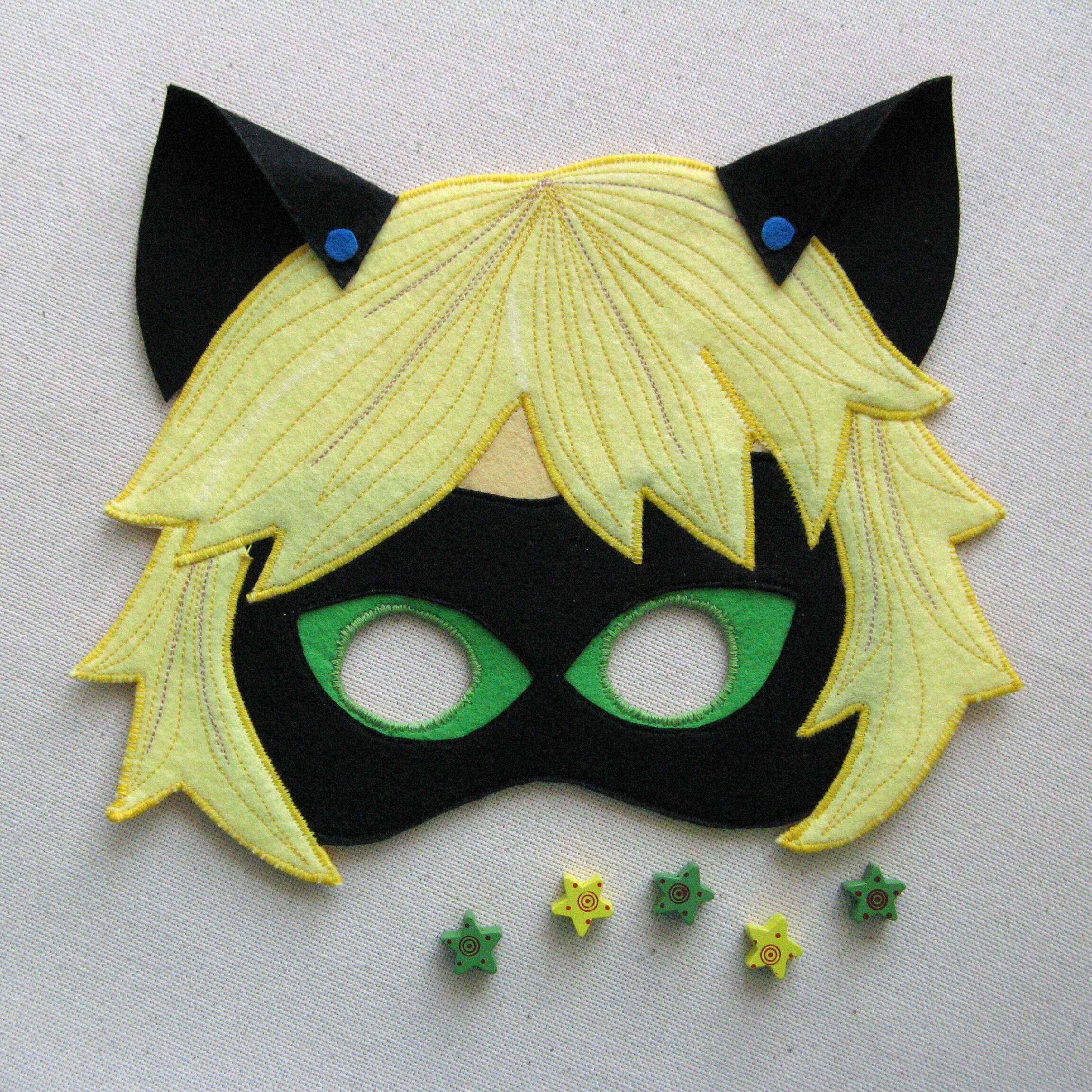 Chat Noir Miraculous Felt Mask Chat Noir Cosplay Black Etsy Chat Noir Miraculous Felt Mask Chat Noir Cosplay Black Etsy