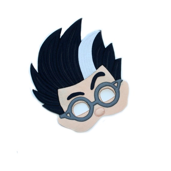 Romeo mask PJ Mask Felt mask Party Favor Super hero mask Etsy