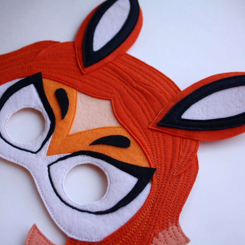 MIRACULOUS RENAROUGE MASK Rena Rouge Felt mask Party | Etsy