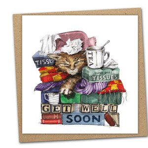 Get Well Soon Card.