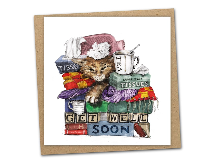 Get Well Soon Card. image 1