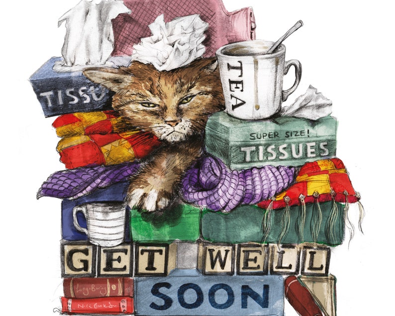 Get Well Soon Card. image 2