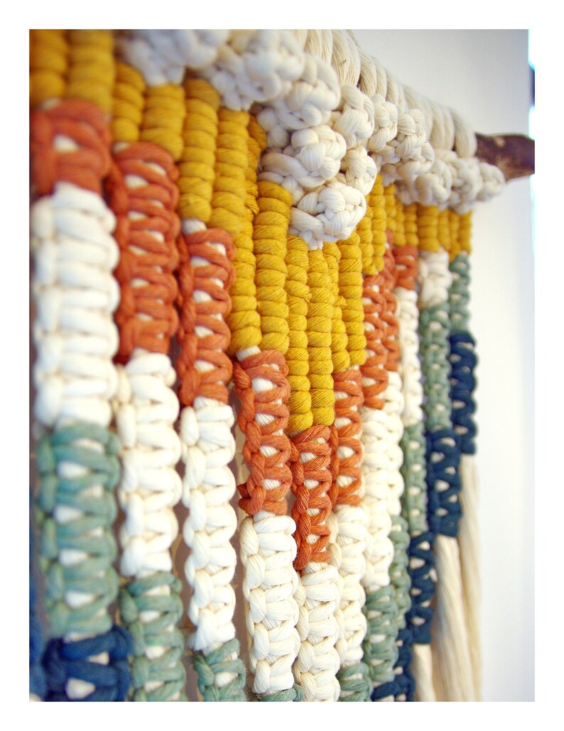 Macrame Wall Hanging Nursery Wall Decor Modern Macrame Etsy UK
