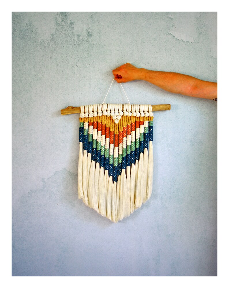 Macrame Wall Hanging Nursery Wall Decor Modern Macrame Etsy UK