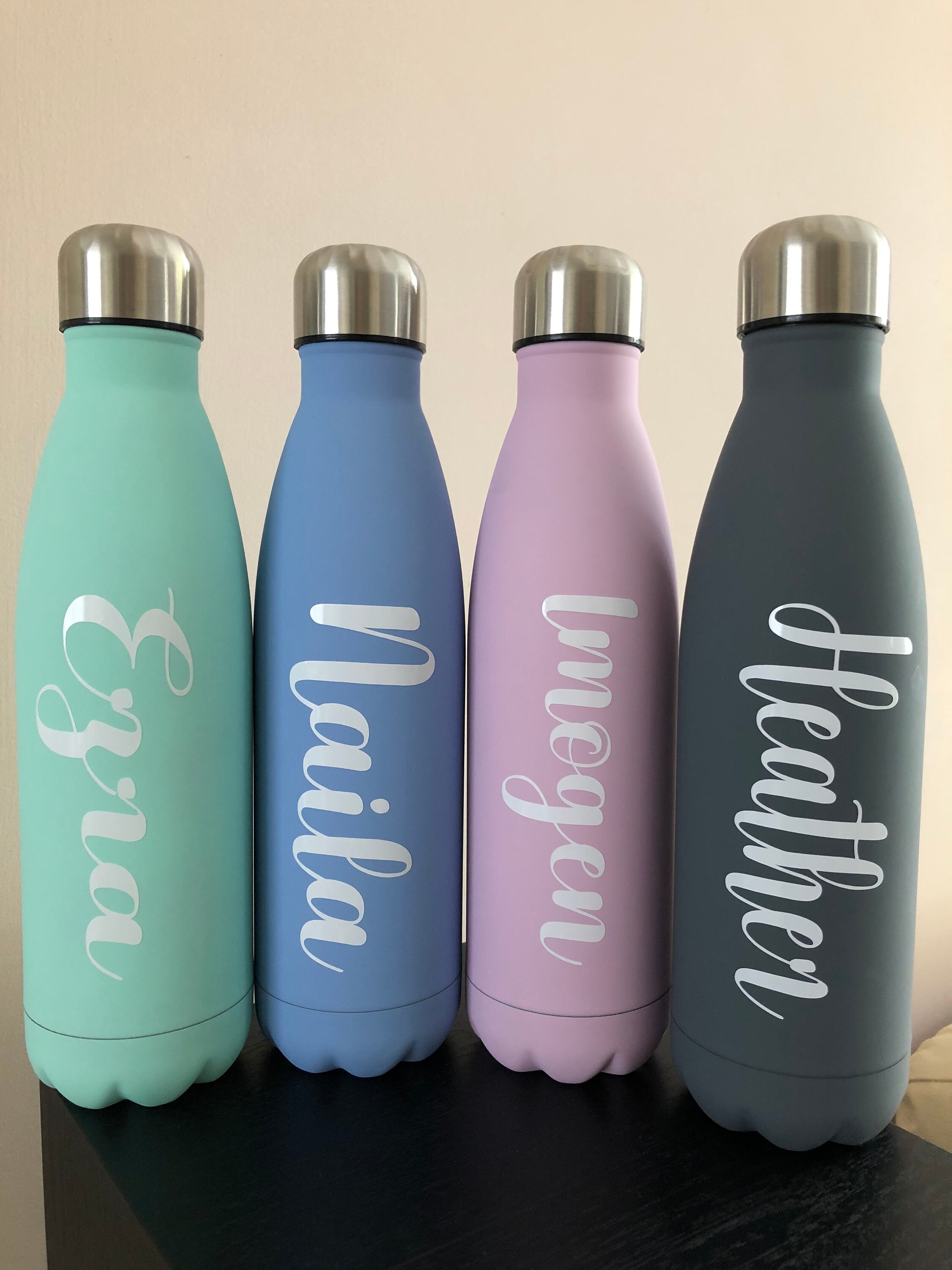 Personalised Drinks Bottle Flask 500ml Hot Cold Water Coffee Etsy