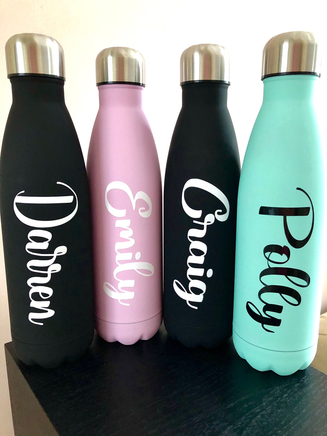 Personalised Drinks Bottle Flask 500ml Hot Cold Water Coffee Etsy