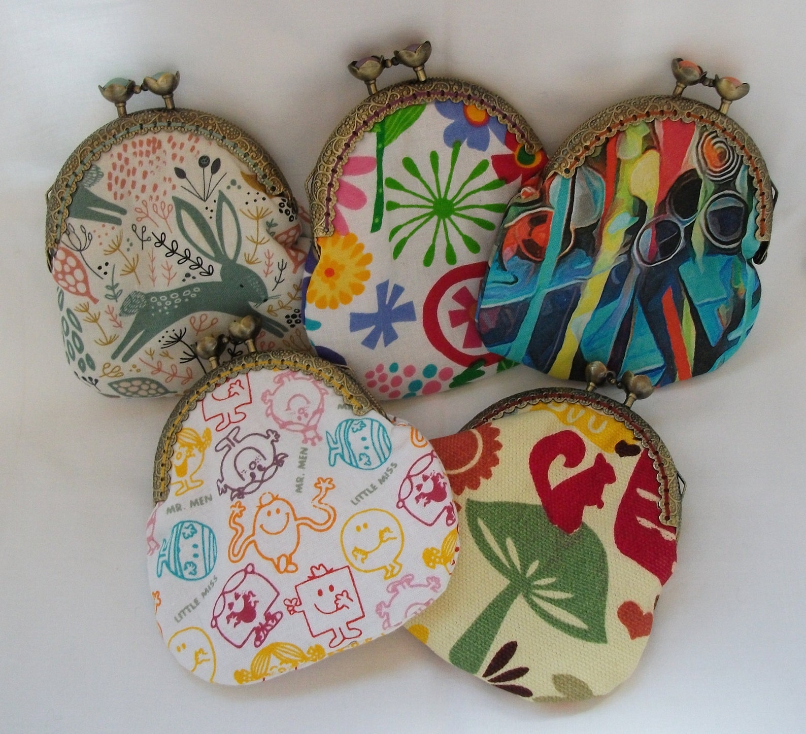 Fabric Coin Purse With Snap Closure Etsy