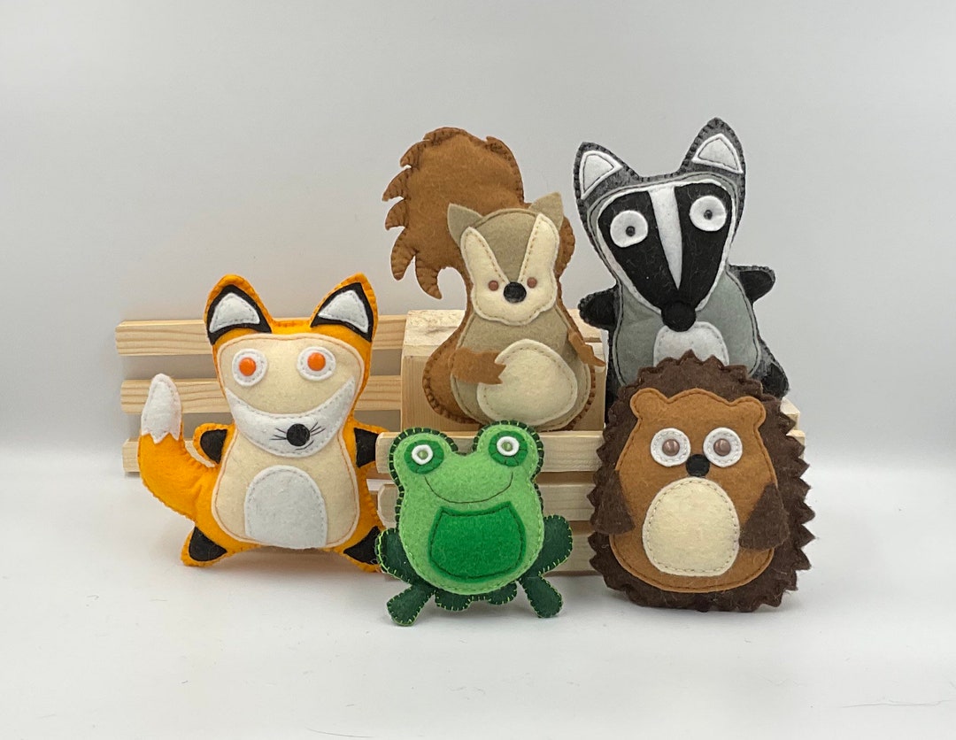 Felt Friends Woodland Animal Soft Toy Etsy UK