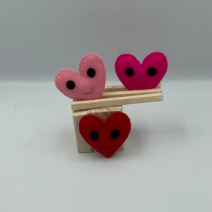 Hand Embroidered Felt Heart