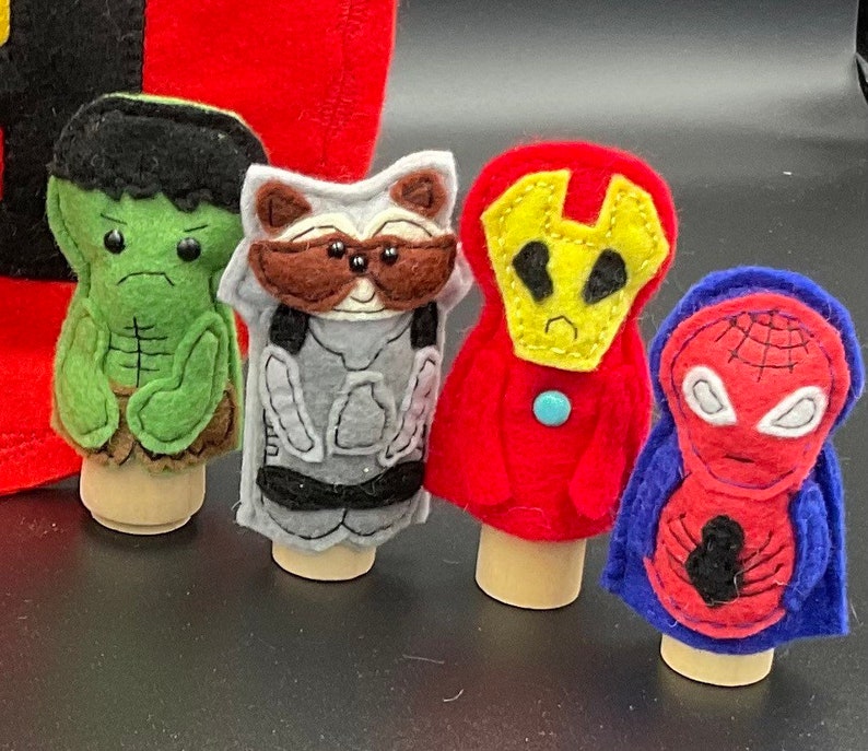 Superhero Finger Puppets image 5