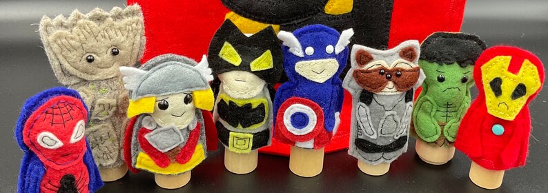 Superhero Finger Puppets image 6