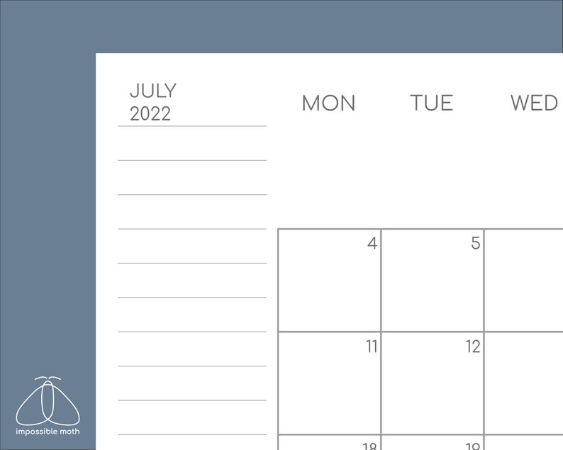Small Monthly Planner 2025, Passport Size Printable Travelers Insert - Etsy