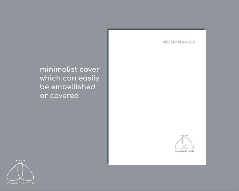 Undated Small Weekly Planner, Printable Passport Size Travelers Insert ...