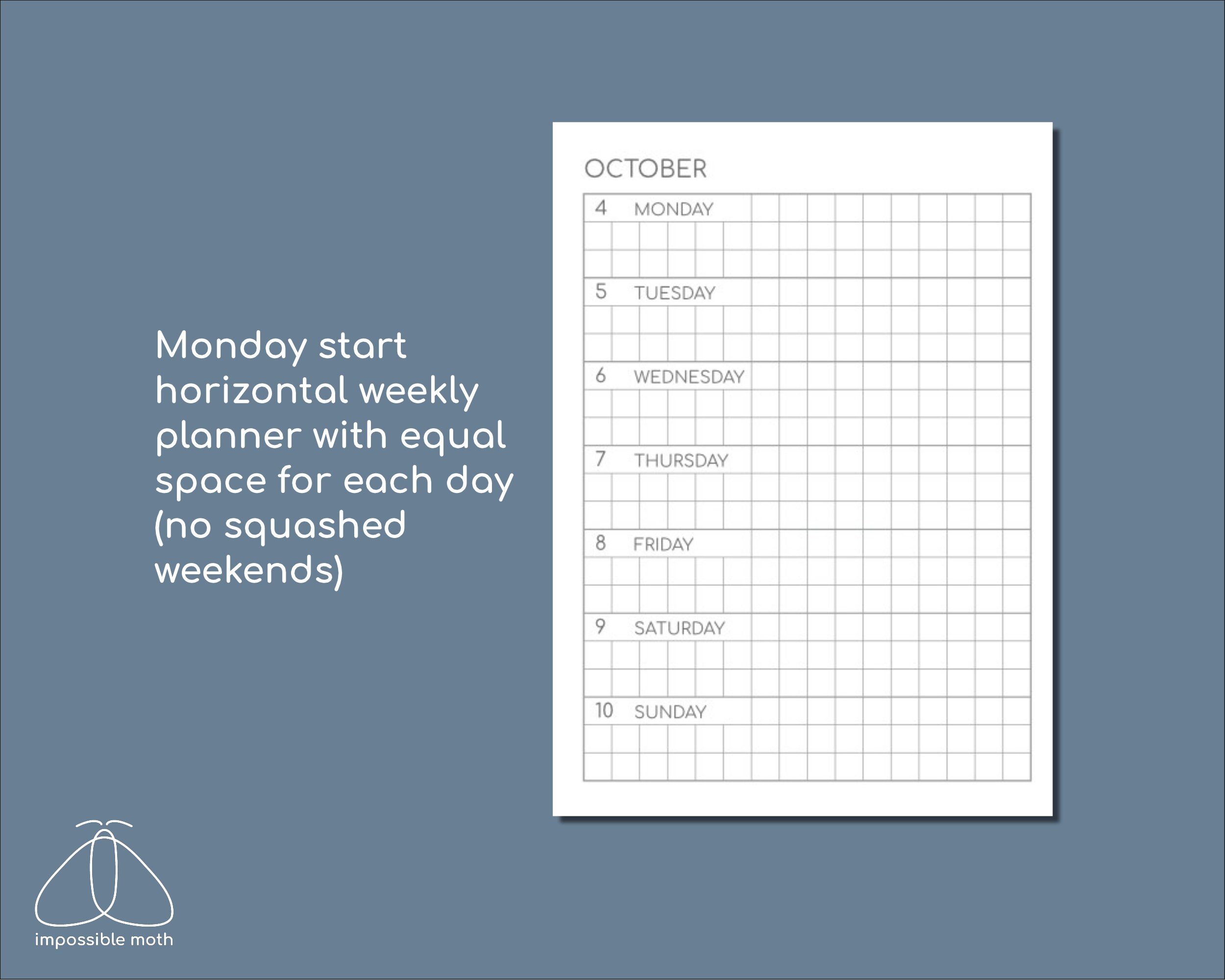 Small Weekly Planner 2021 Passport Size Printable Travelers Etsy Small weekly planner 2021 passport size printable travelers etsy