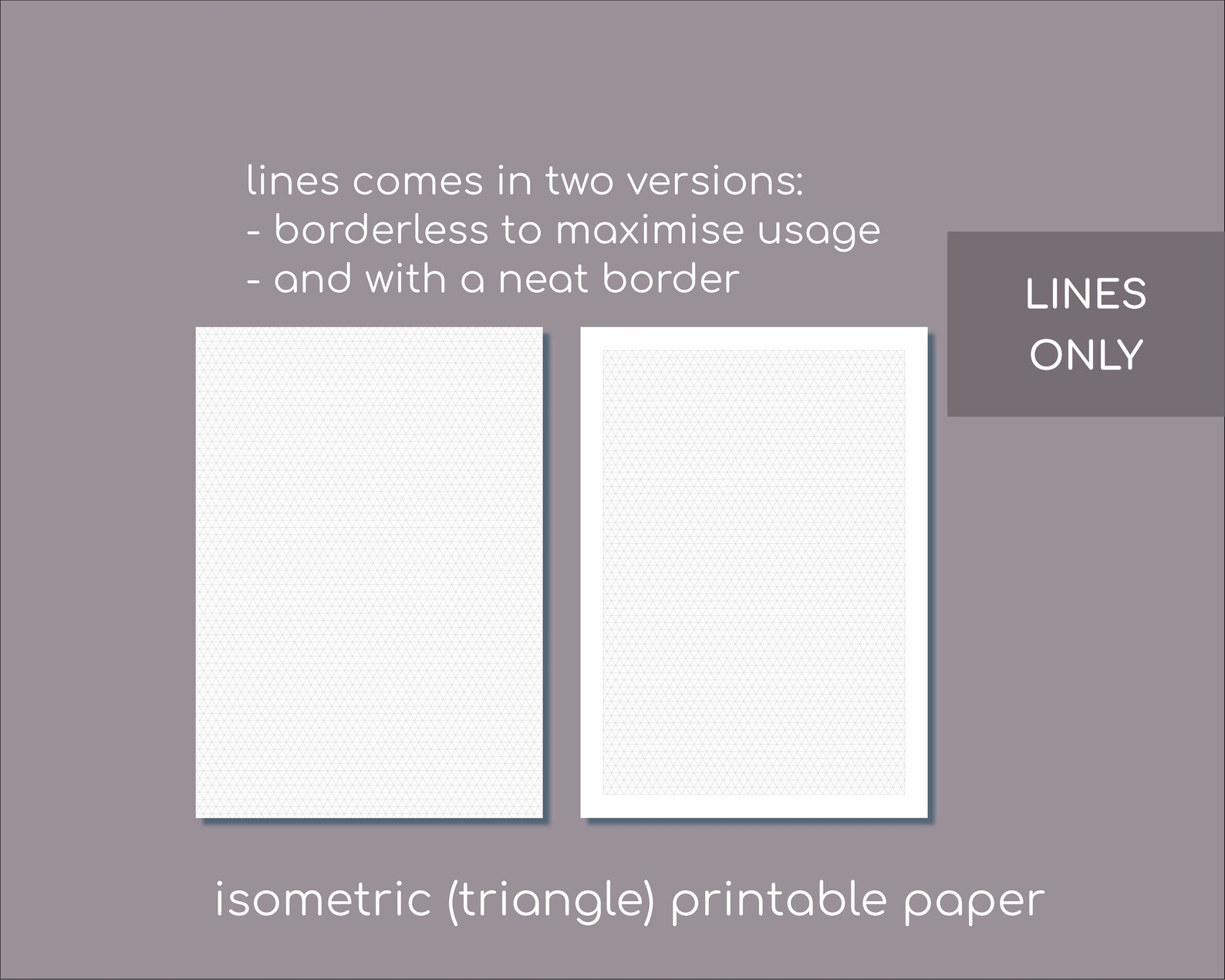Triangle Printable Paper With 5mm Dot and Line Grid - Etsy