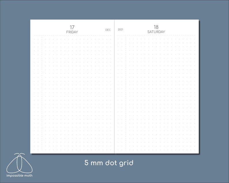 2023 Daily Planner B6 Slim Printable for Travelers Notebook - Etsy