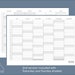 2025 Wall Calendar on 2 Pages, Landscape Yearly Planner Printable With ...