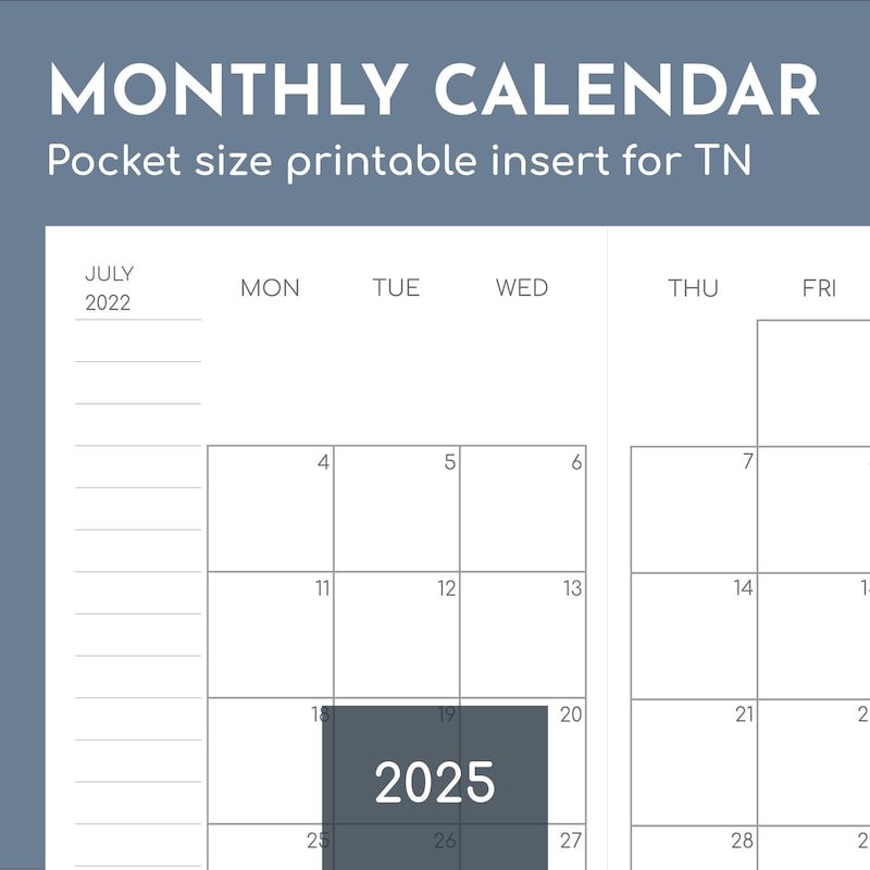 Pocket Calendars - Etsy