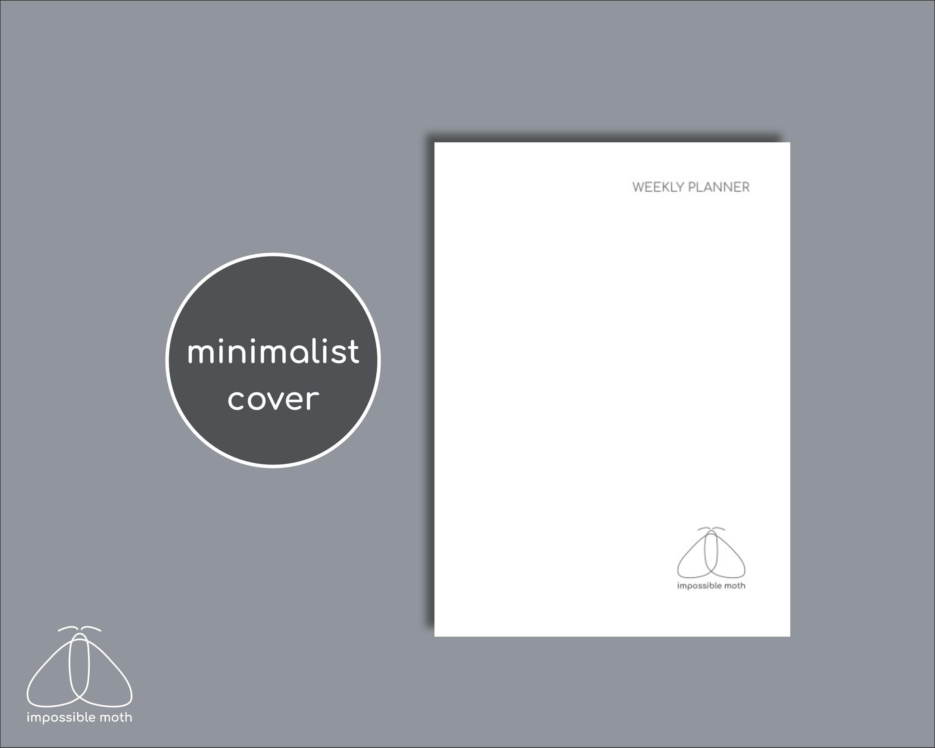 Undated Small Weekly Planner, Passport Size Printable Inserts for TN - Etsy