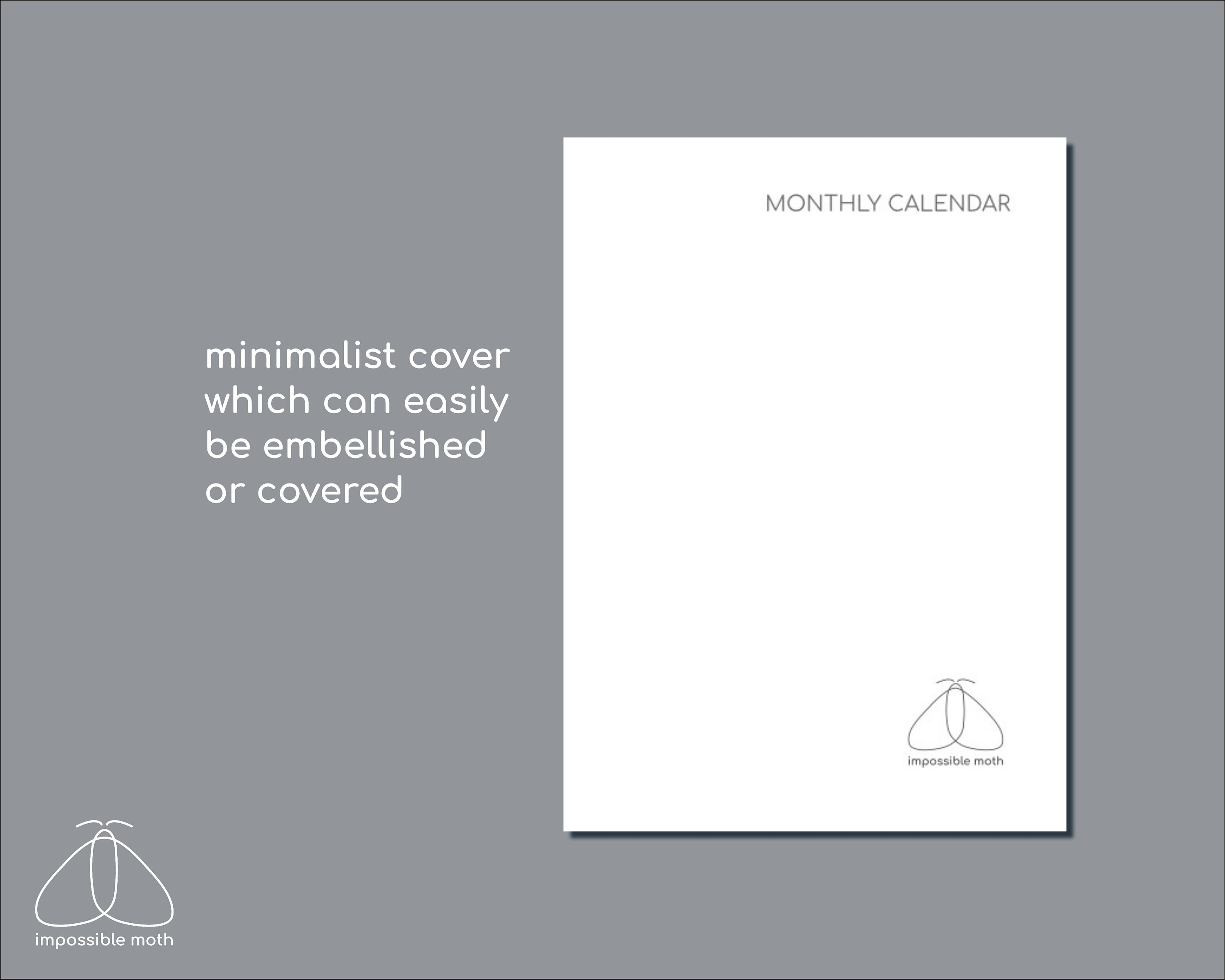 Undated Monthly Planner Printable Passport TN Size Insert - Etsy