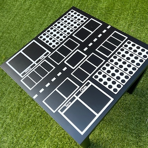 Maths ‘battle table’ vinyl stickers-year 2, fits ikea lack table, double side counters, numicon, place value, base 10, fractions, key stage1