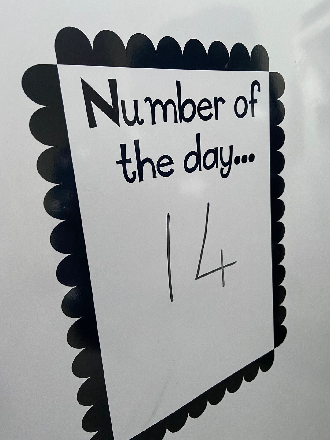 Numberaday 1080 Number of the Day Vinyl Sticker- Classroom Decor, Maths, Eyfs, Ks1 ...