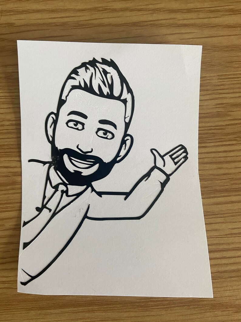 Bitmoji Viynl stickers for whiteboard teachers classroom Etsy