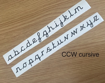 A-Z vinyl sticker- classroom, learning, alphabet, vinyl, ks1, eyfs