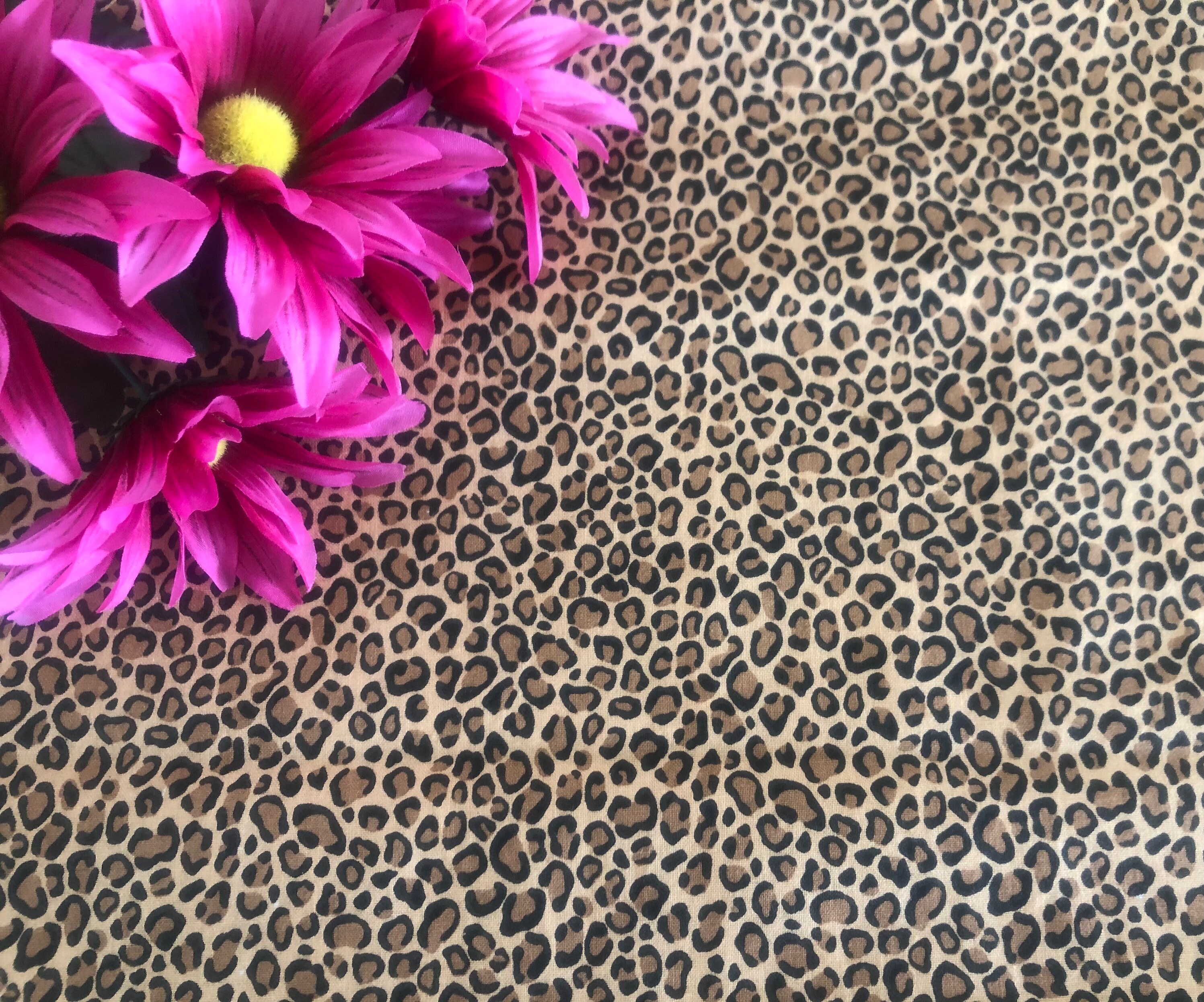 Leopard Cheetah 100% Cotton Woven Print Fabric Fat Quarter FQ - Etsy UK