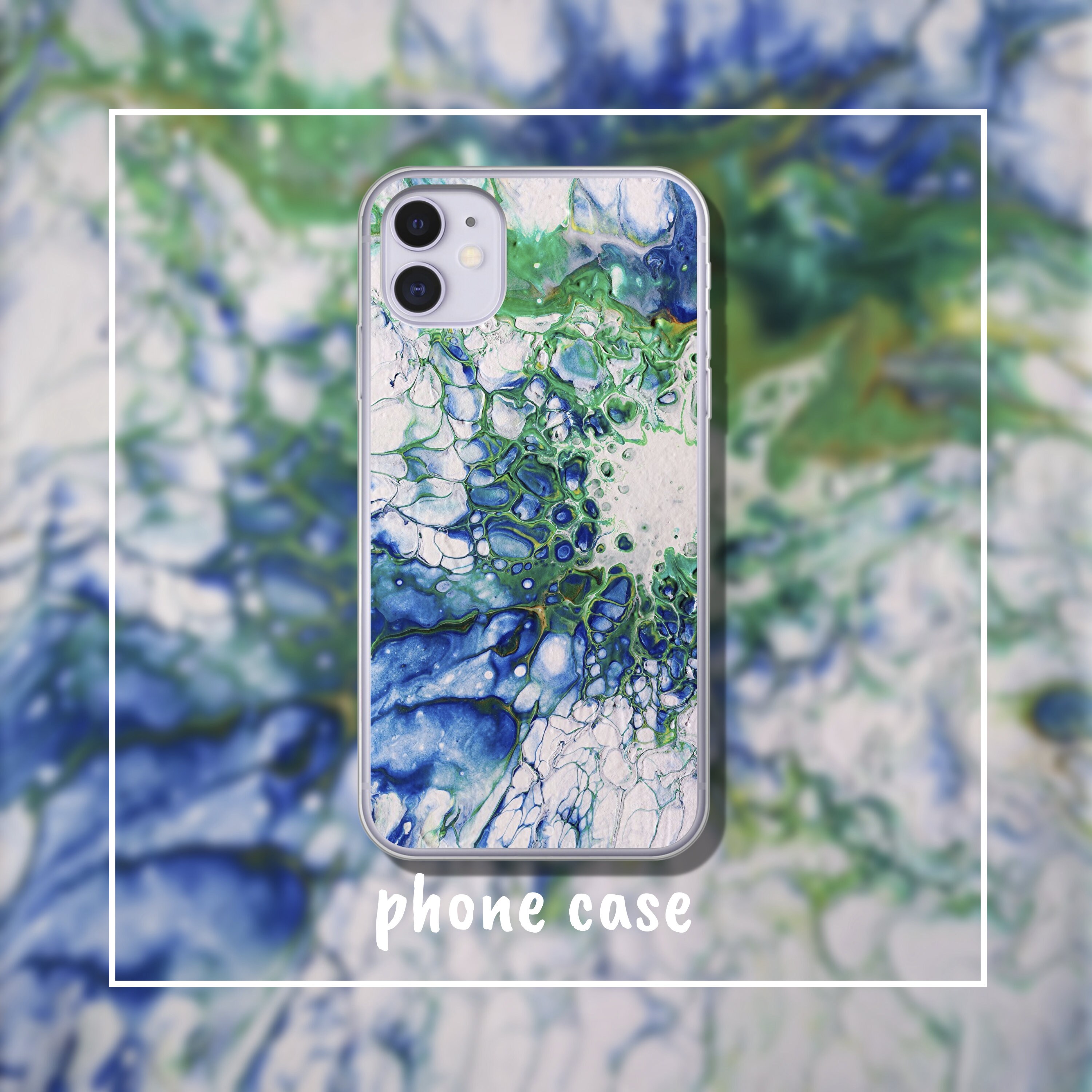 Soft phone case for OnePlus/Oppo/Xiaomi Abstract marble Fluid Phone Case