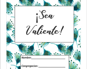 Sea Valiente Asamblea Regional - JW convention notebook- Spanish
