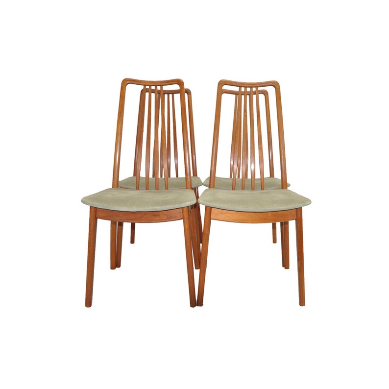 4 Anders Jensen Teak Dining Chairs For Holstebro 1960s