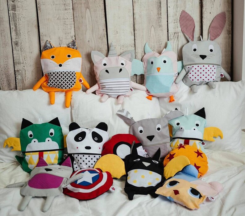 Pajamas Keeper, Fox Pillow, Pajamas Eater, Pyjamas Organizer, Pyjamas