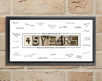 45 Geburtstag Ideen Etsy