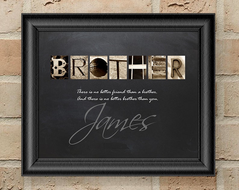 Brother Gift from Sister Christmas Gifts for Brother Brother Etsy