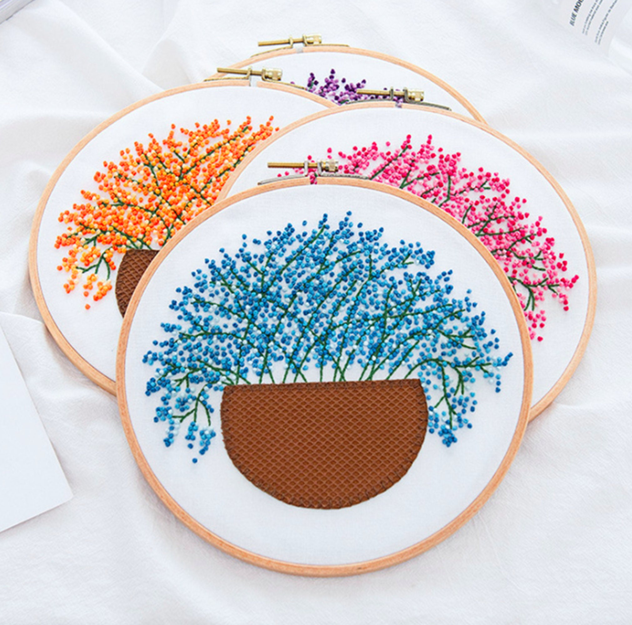 Embroidery Starter Kit w/ Babysbreath Pattern and Instructions | Etsy
