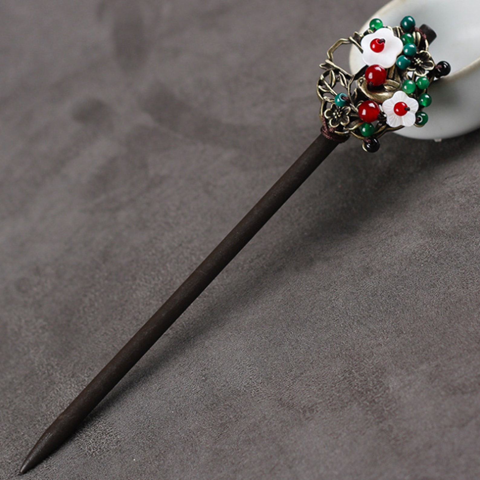 Flower Cherry Blossom Chinese Hair Pin Hair Stick Butterfly Etsy