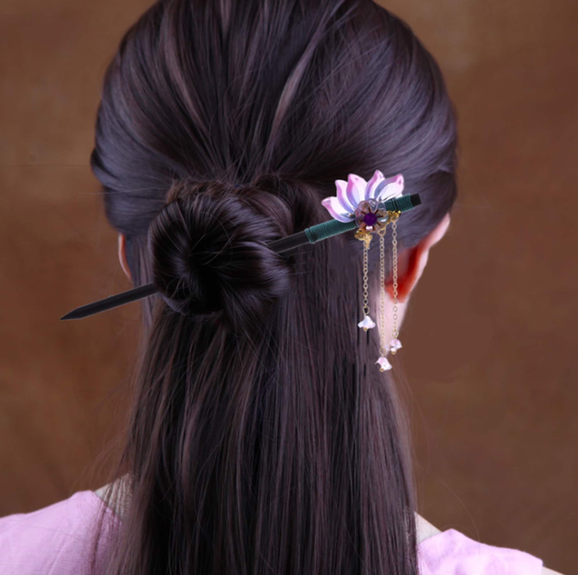 Female Hairdo | Chinese hairstyle, Japanese hairstyle, Traditional hairstyle