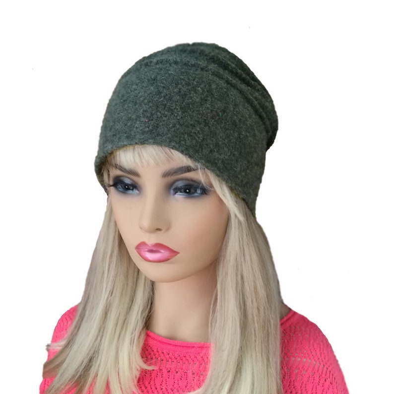 Damen und Herren Winter Hut Mütze Cap Kap Wolle schön Warm Schwarz