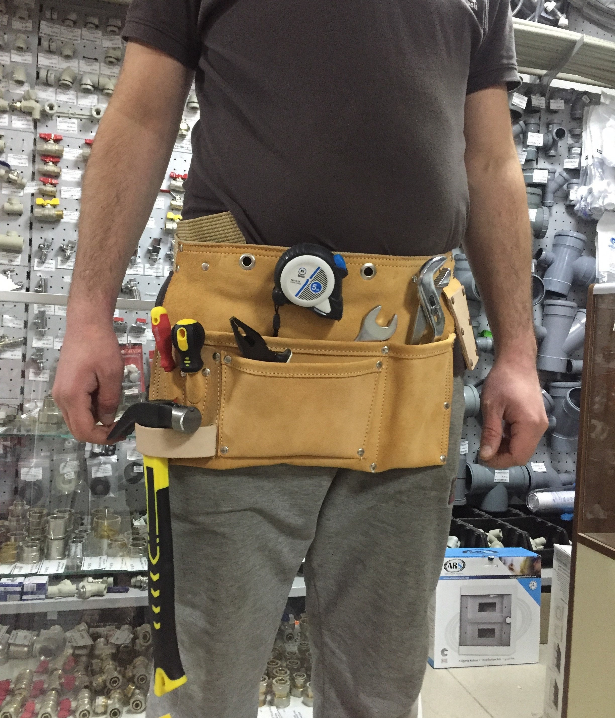 leather tool pouch belt