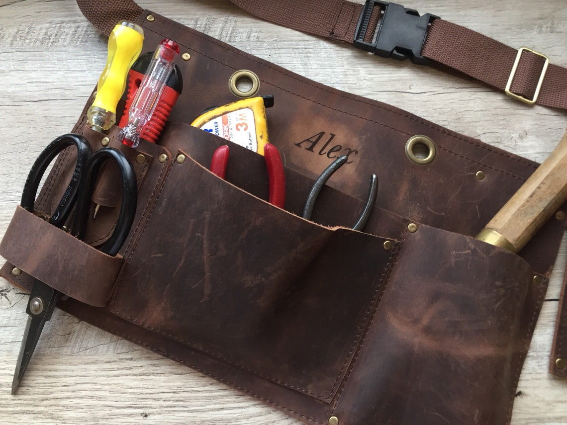 Personalized Leather Tool Belt Work Tool Belt Untility Belt Etsy