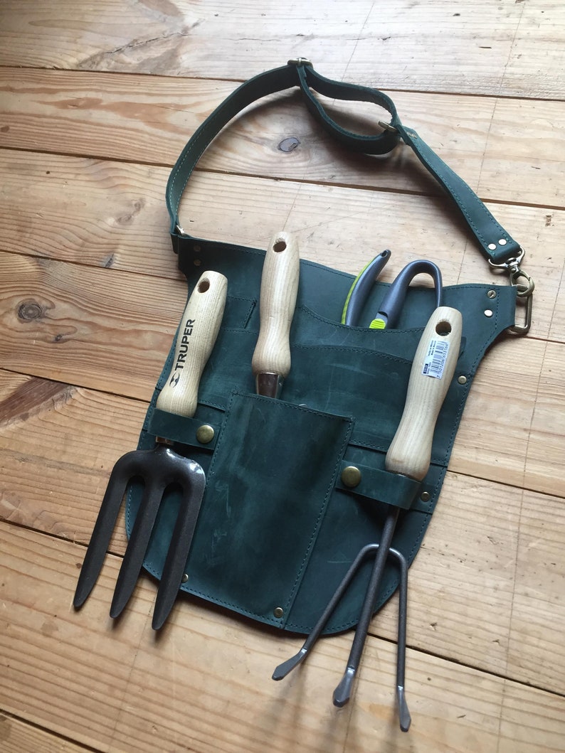 Garden Tool Bag Leather Tool Belt Florist Tool Belt Pruners Etsy