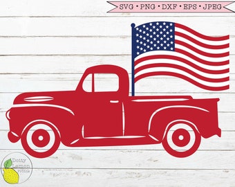 Download July 4th Truck Svg Etsy