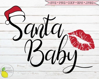 Santa Baby Svg Etsy