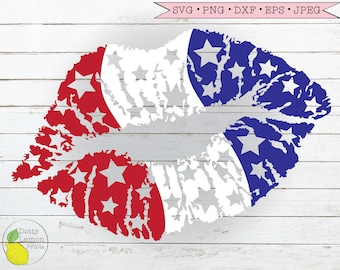 Download 4th Of July Lips Svg Etsy