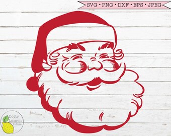 Download Vintage Santa Svg With Photos Etsy