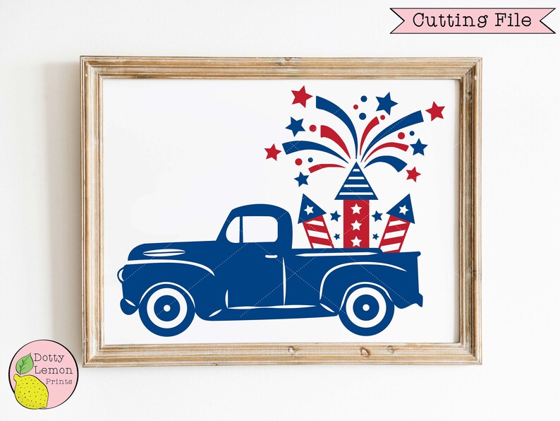 Download 4th of July Truck svg Summer svg Patriotic svg Amercian ...